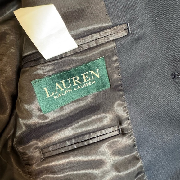 Boys Navy Blue Ralph Lauren Blue Suit Classic Size 10R - Picture 2 of 6